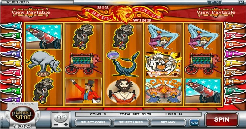 Play in 5 Reel Circus Slot Online from Rival Gaming for free now | www.kennycook.net