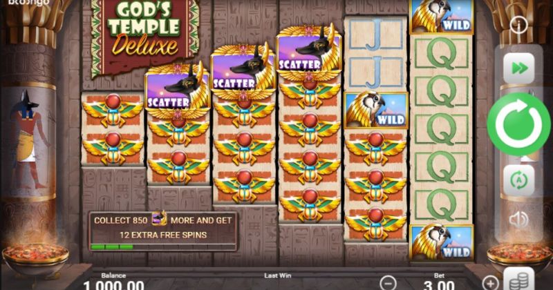 Play in God's Temple Deluxe slot online from Booongo for free now | www.kennycook.net